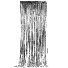Silver shimmer curtain 91 x 244 cm