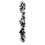 Rubies Black and white boa 50 g 2