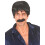 Rubies Black disco singer wig for men 1