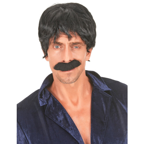 Rubies Black disco singer wig for men