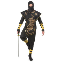Men's Golden Dragon Ninja Costume