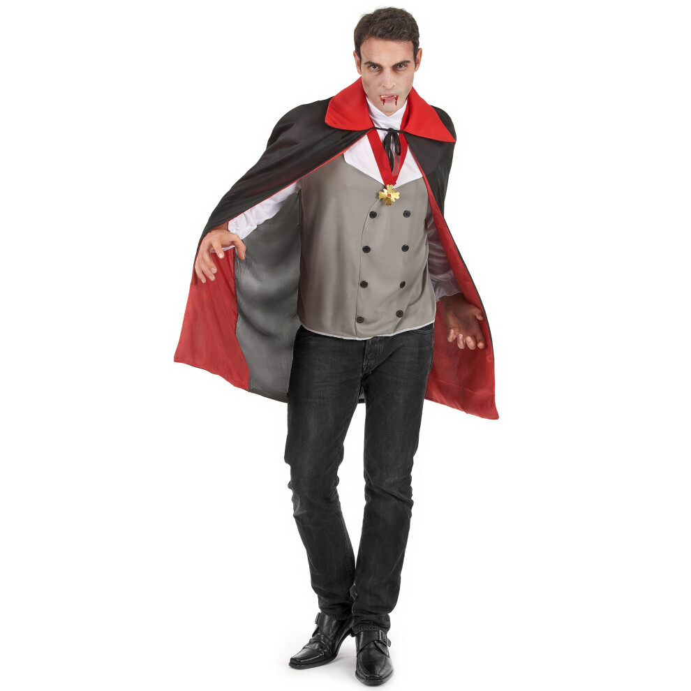Rubies Vampire Costume For Men For Halloween Grey