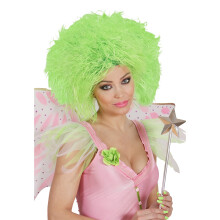Women's neon green wig