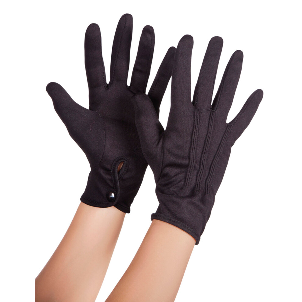 Rubies Adult Gloves Black
