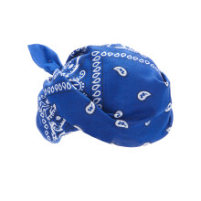 Blue biker or cowboy bandana