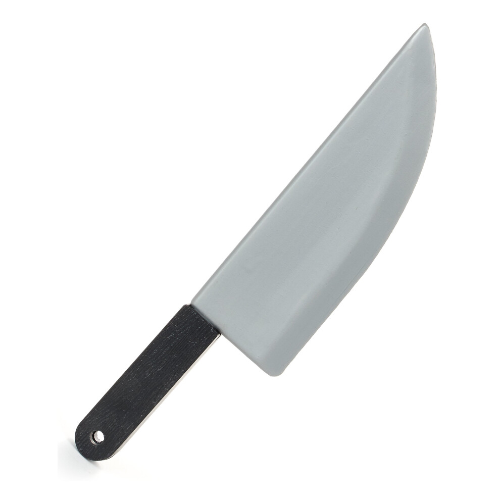 Rubies Halloween Plastic Kitchen Knife Black