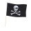 Rubies Pirate flag on rod 45 x 30 cm 1