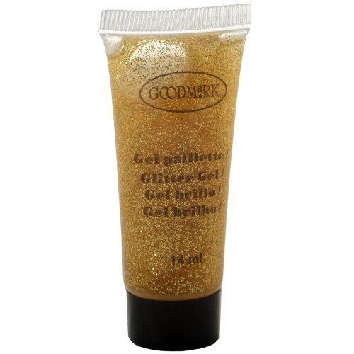 Rubies Gold Glitter Gel 14g 2