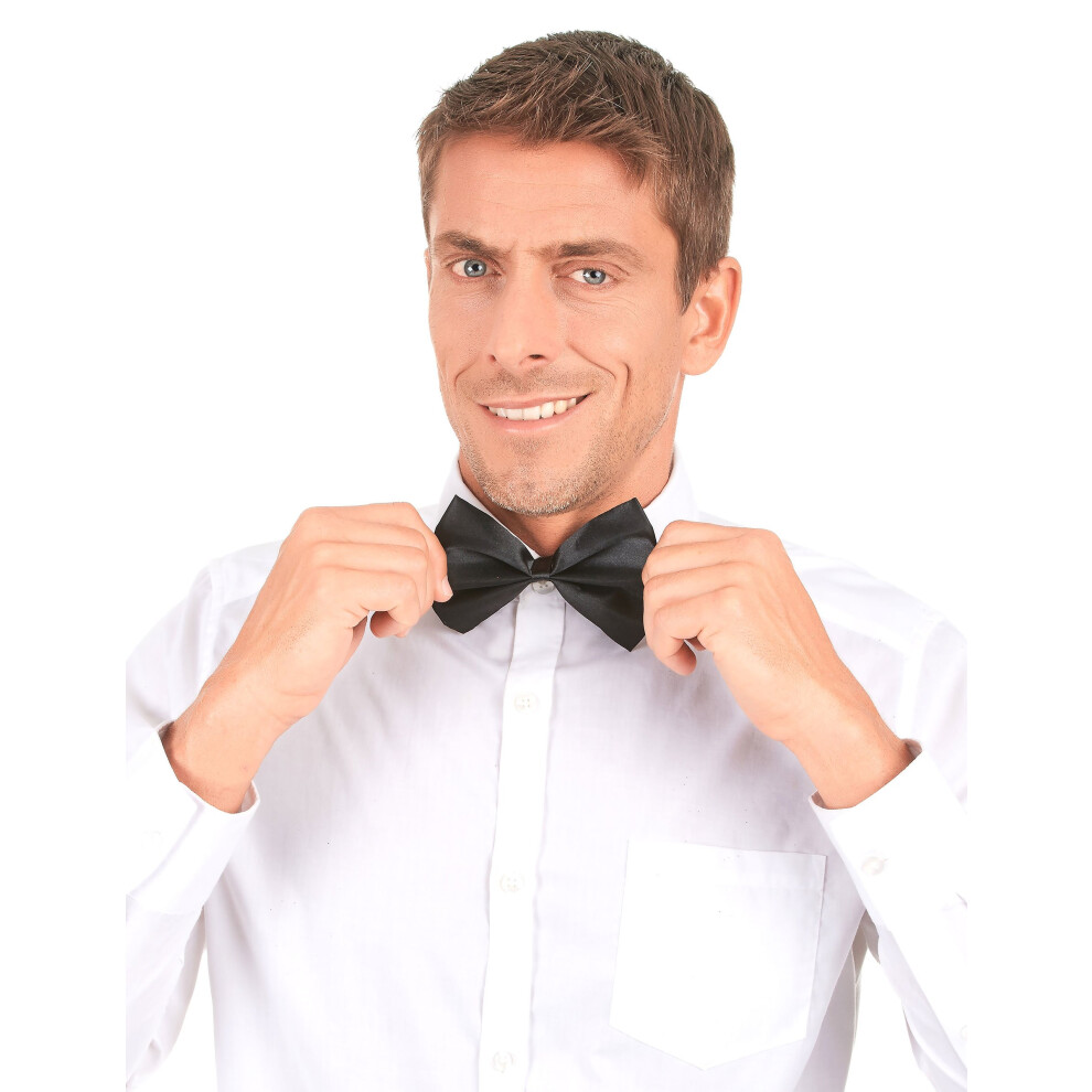 New Rubies Men's Adult Bow Tie Black