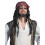 Rubies Adult braided pirate wig 1