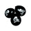 Rubies 6 Black Pirate Latex Balloons 1