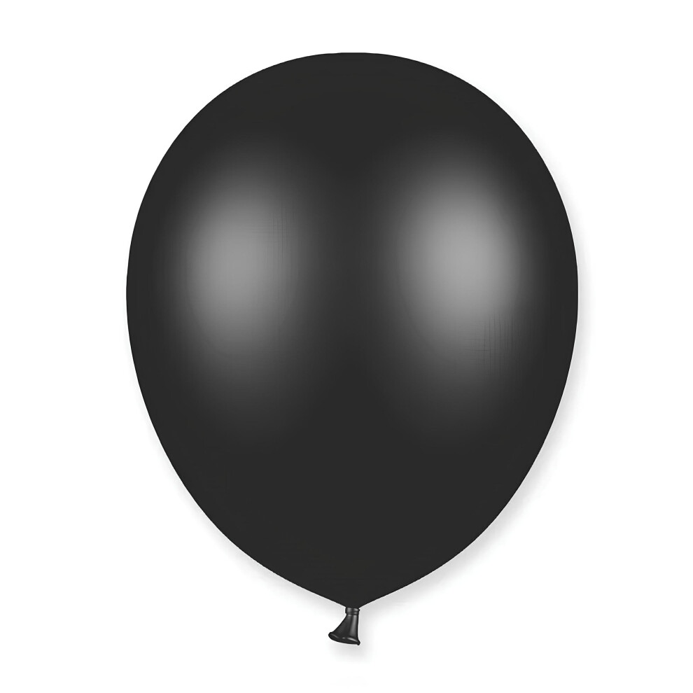 Rubies 12 Balloons 28 Cm Black