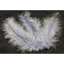 20 Grey Decorative Feathers 5.5 cm