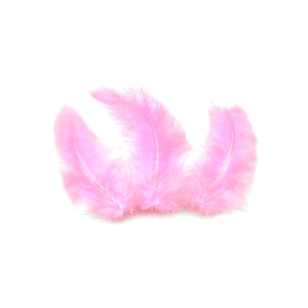 Rubies 20 Decorative Feathers 5.5 Cm Pink