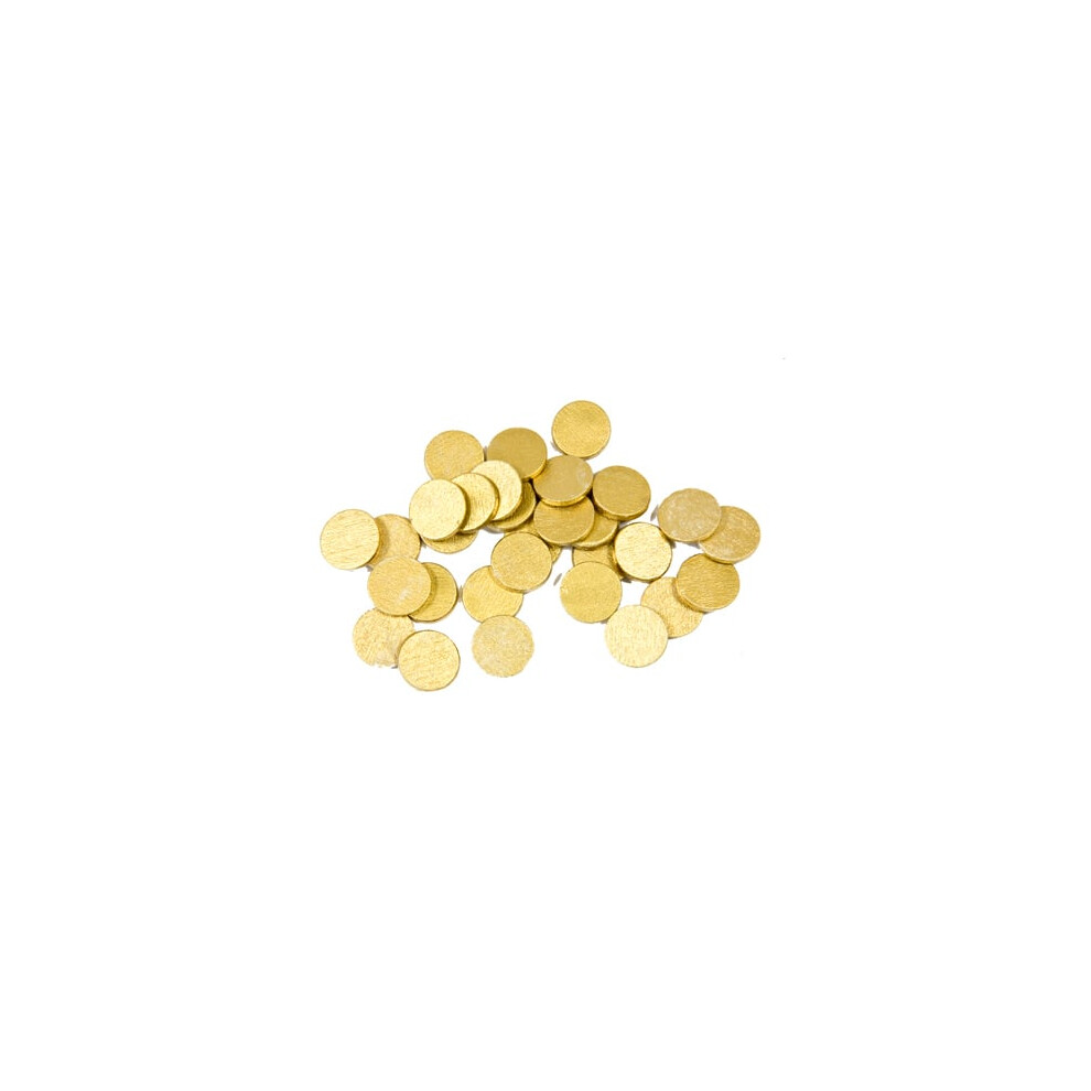 Rubies 24 Round Table Confetti 1.2Cm Gold