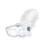 Rubies Adult white wolf with feathers 2
