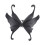 Rubies Adult black glitter wings 2