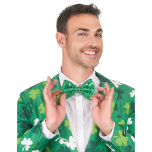 Adult green sequin bow tie