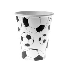 10 200 ml football paper cups