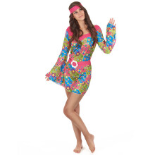 Women's hippie floral costume