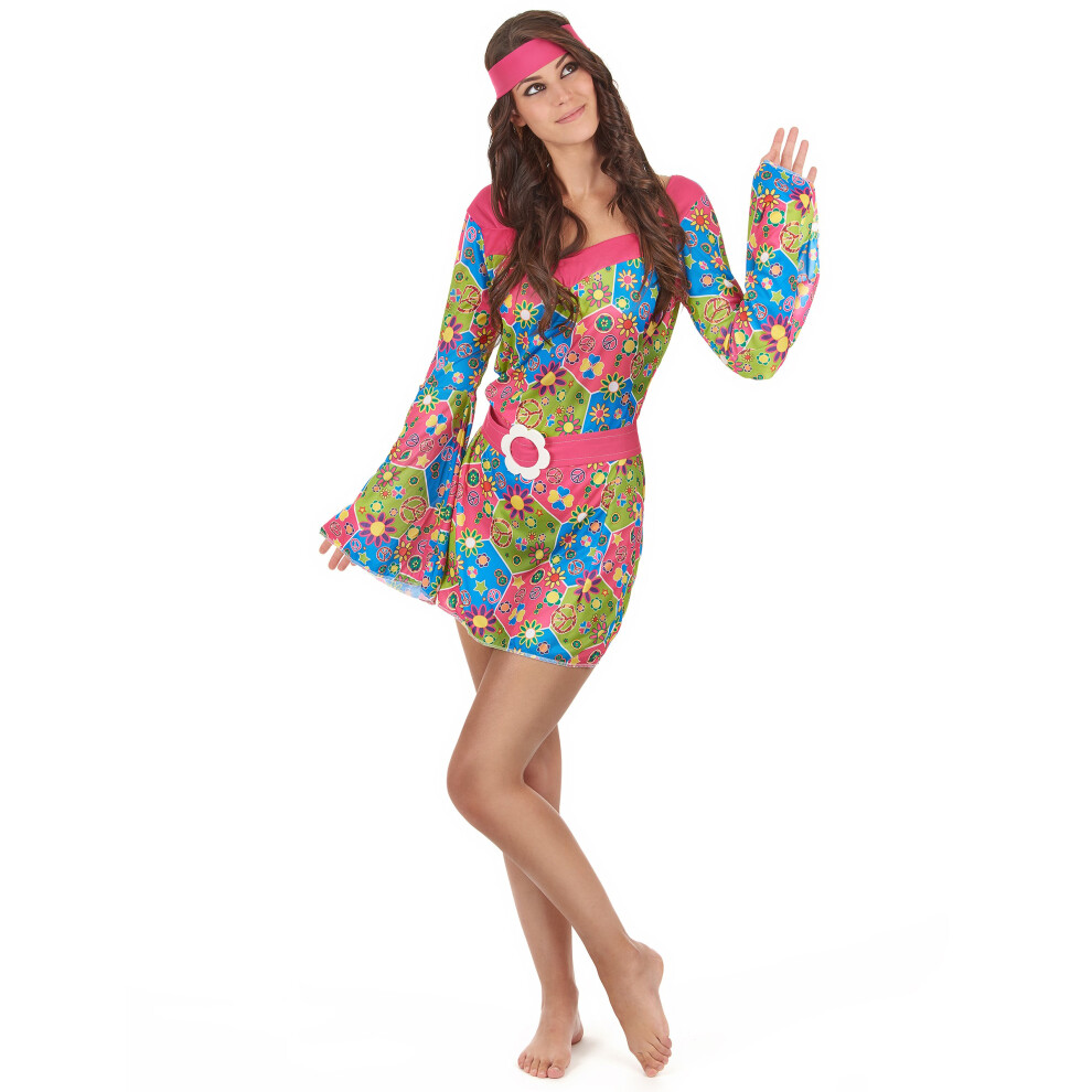 Rubies Women's Hippie Floral Costume