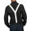 Rubies Adult white suspenders 2