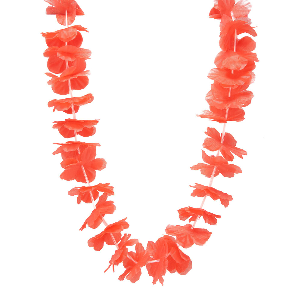 Rubies Hawaiian Necklace Red