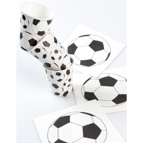 Rubies 10 200 ml football paper cups 1