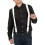 Rubies Adult white suspenders 1