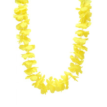 Yellow Hawaiian necklace