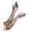 Rubies Women's long spider web gloves 1