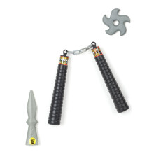 Children's plastic ninja nunchaku kit