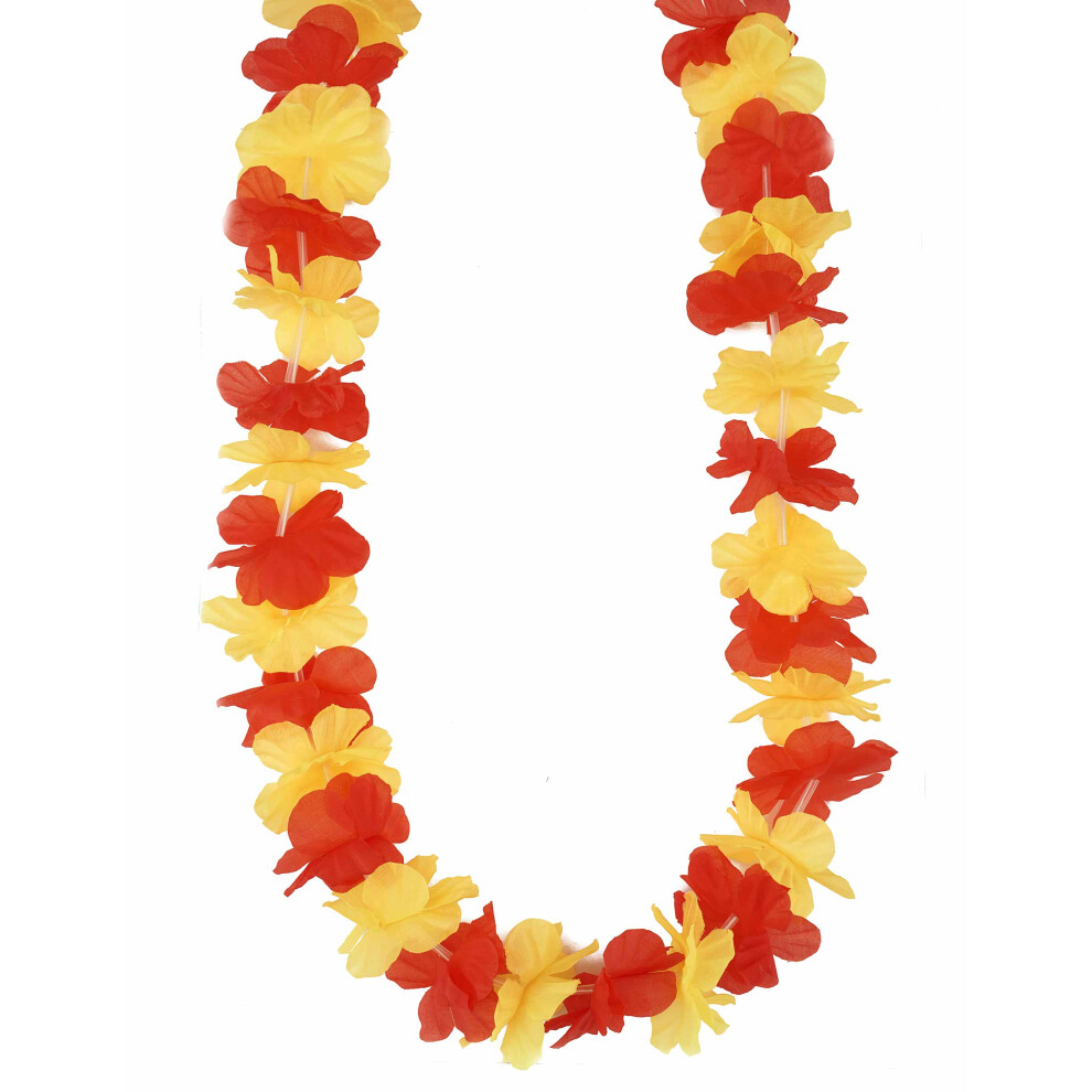 Rubies Adult Spain Supporter Necklace Red/Yellow