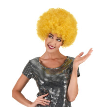 Adult comfort yellow clown wig