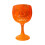 Rubies Orange Halloween Pumpkin Plastic Stemware 1
