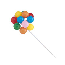Balloon cake decoration