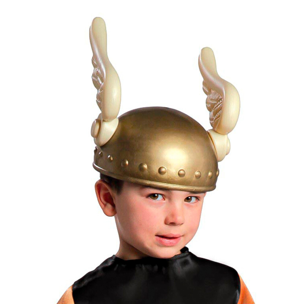 Rubies Children's Gallic Helmet With Wings Gold