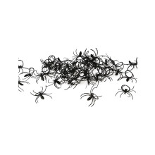 Lot of 50 Halloween spider rings
