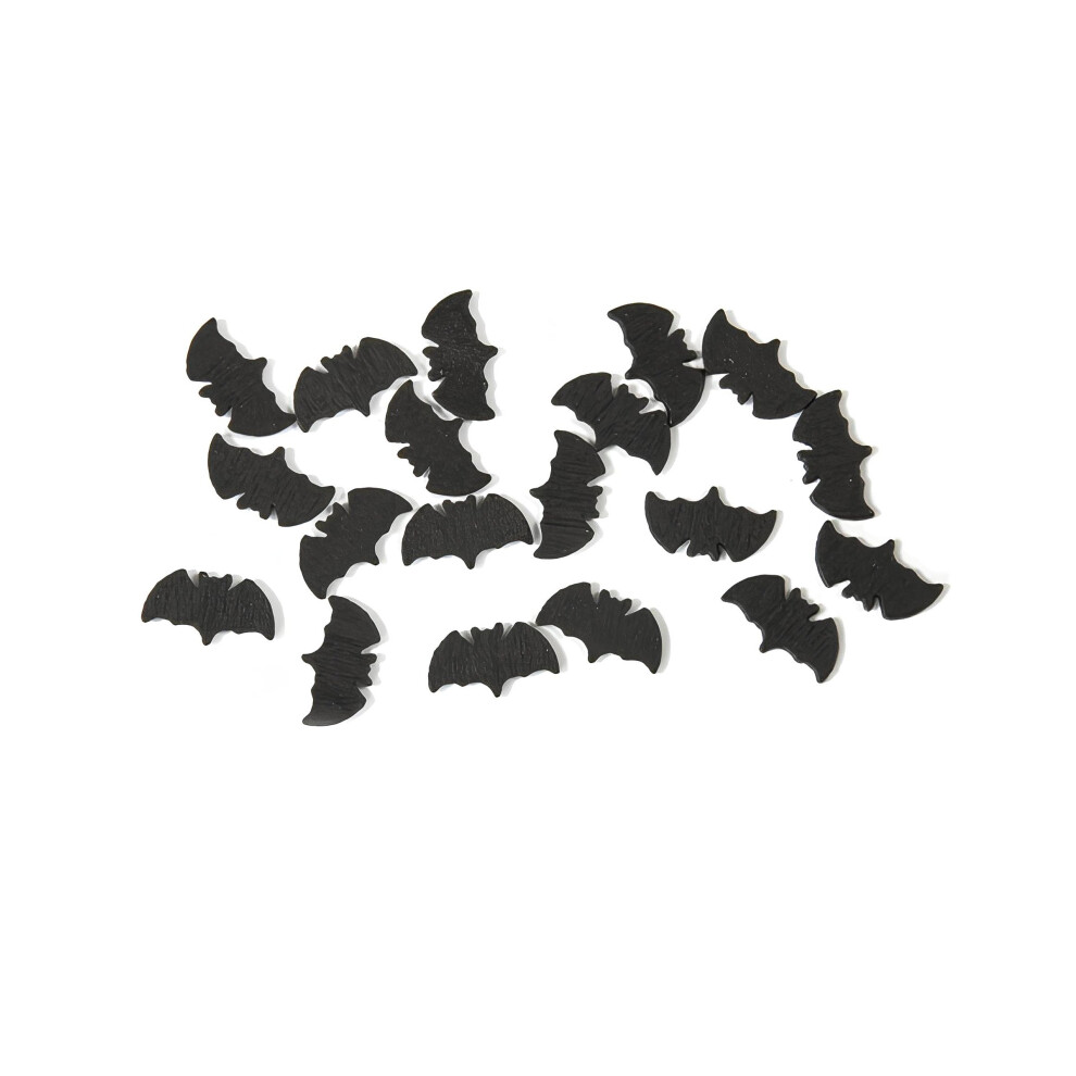 20 Halloween Bat Table Confetti
