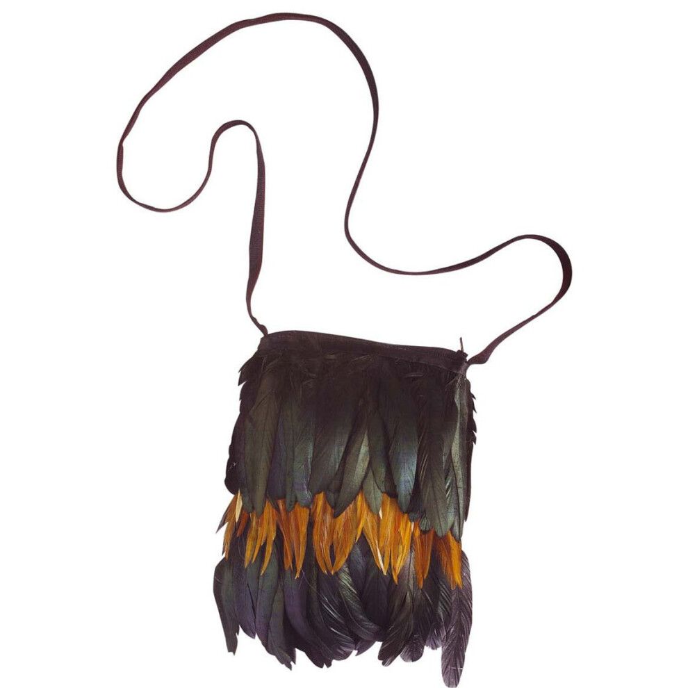 New Rubies Unisex Indian Feather Bag