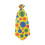 Rubies Adult clown polka dot tie 1