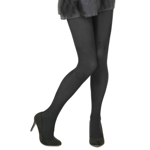 Rubies Adult black opaque tights