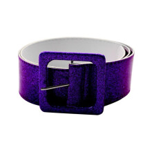 Adult Purple Shiny Belt