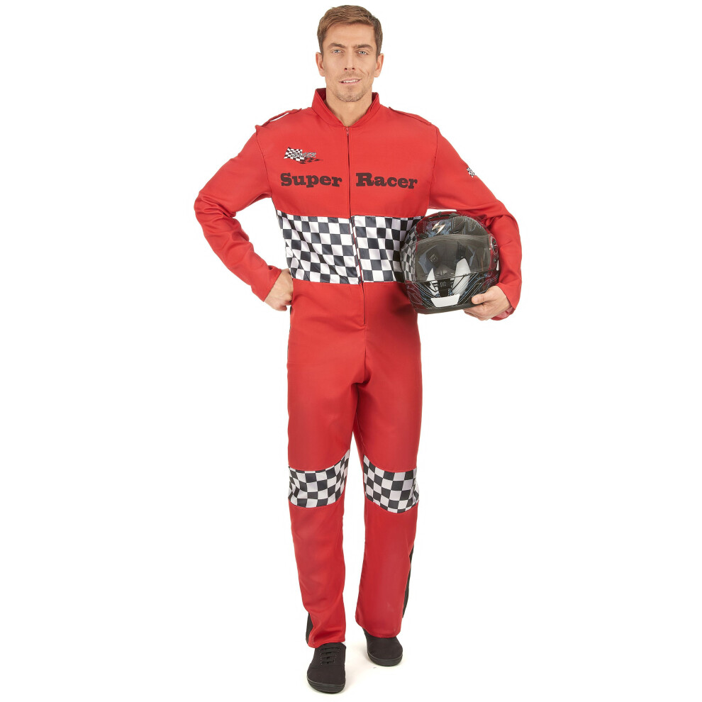 Rubies Men's Racing Driver Costume Red