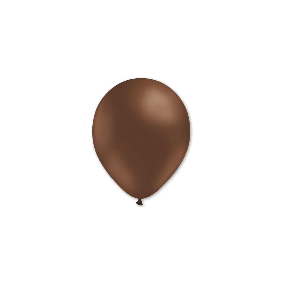Rubies 100 Balloons 27 Cm Brown