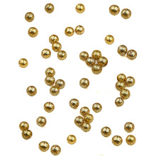 Mini gold glitter balls 8 mm 10 gr