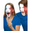 Rubies France supporter makeup 3
