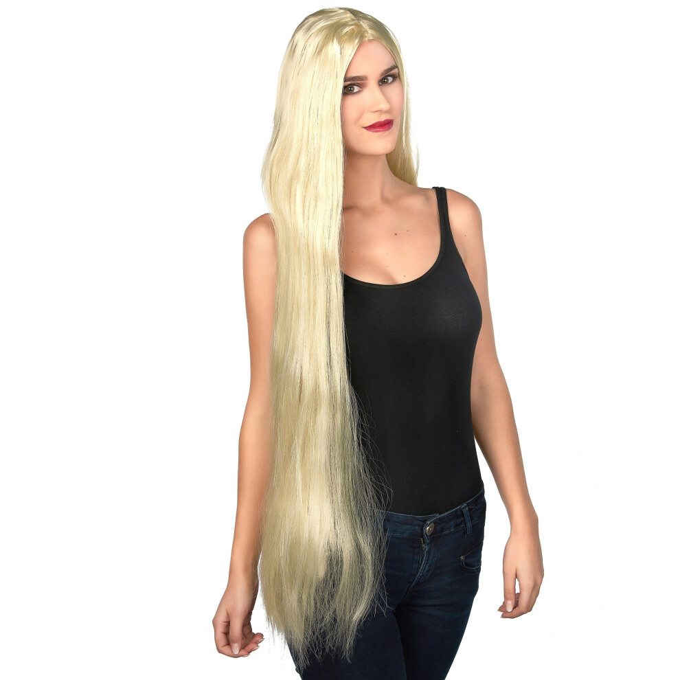 Rubies Unisex Long Blonde Wig For Women