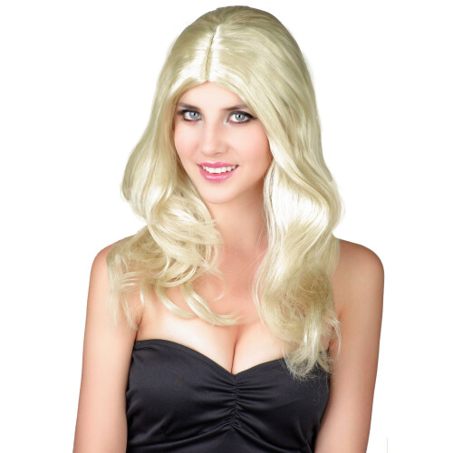 Rubies Women's Wavy Blonde Wig