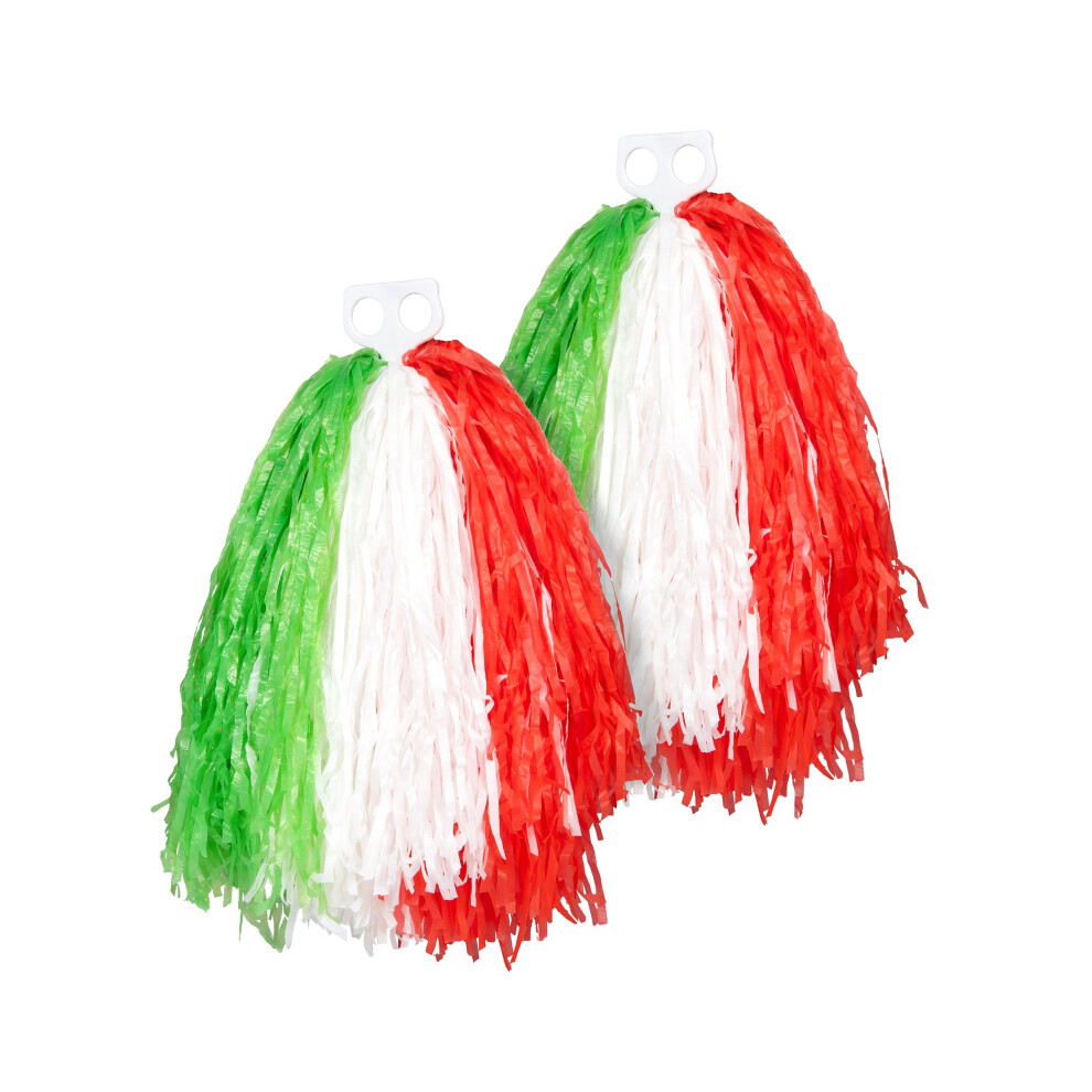 Rubies Pompon Supporter Italy Green/White/Red